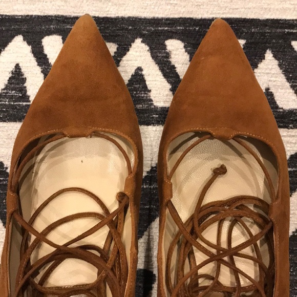 Michael Kors Collection Tied Up Flats Sz 36.5/ 6.5 - Picture 4 of 7